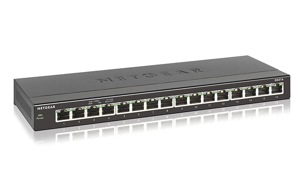 NetGear GS316 16Port Gigabit Ethernet Desktop Switch