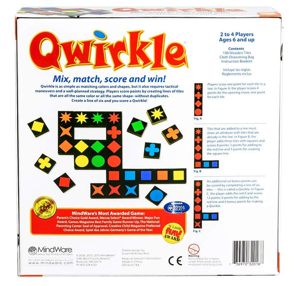 MindWare Qwirkle Board Game