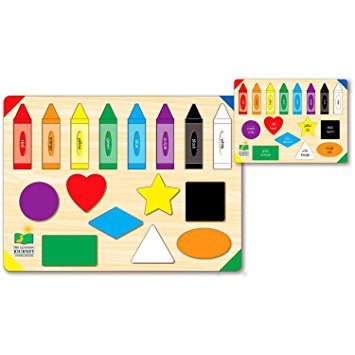 The Learning Journey  Lift & Learn Colors Shapes Puzzle