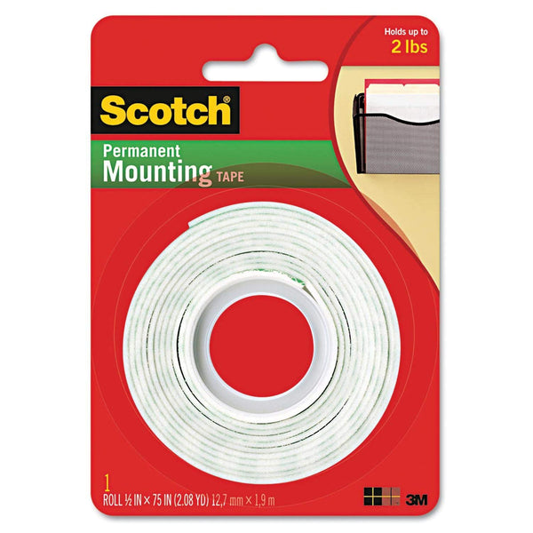 3M MAGIC TAPE 3/4" X 36YD 3M MOUNTING TAPE 1/2" X 75" PERMANENT