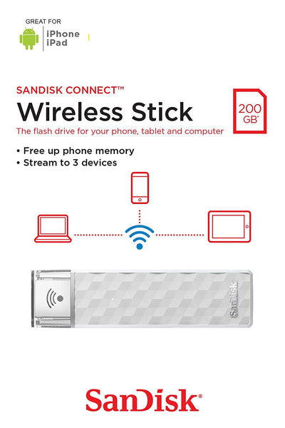 SanDisk Connect Wireless Stick 200GB
