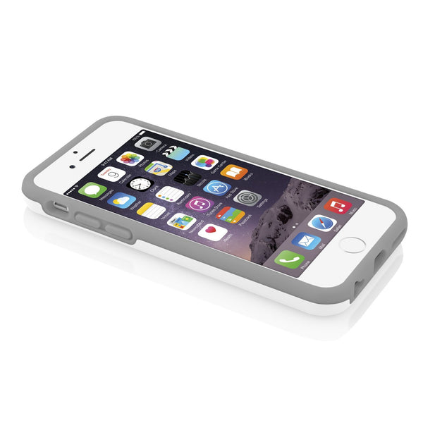 Incipio Stowaway [Advance] iPhone 6 Plus Case - White/Dark Grey