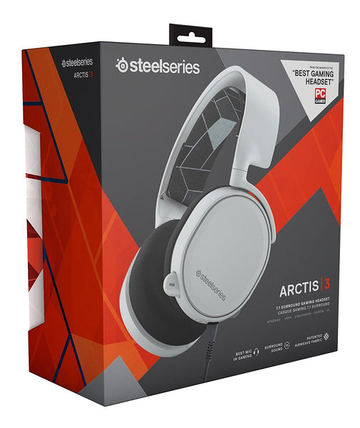 STEELSERIES ARCTIS 3 HEADPHONE-WHITE