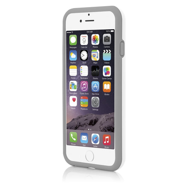 Incipio Stowaway [Advance] iPhone 6 Plus Case - White/Dark Grey