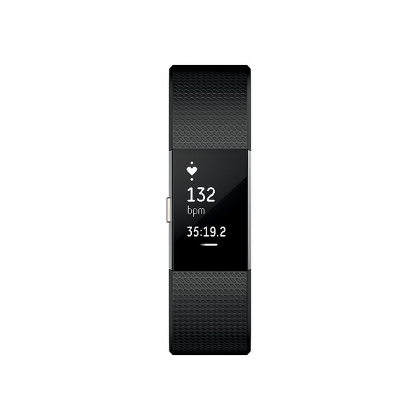 FITBIT CHARGE 2 PLUM SILVER - LARGE