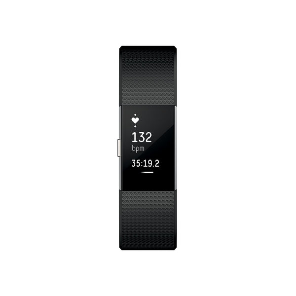 FITBIT CHARGE 2 BLACK SILVER - LARGE