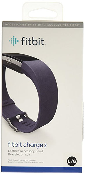 Charge 2 Accessory Band Leather Indigo - Large