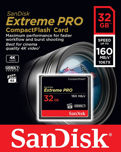 Sandisk ExtremePRO CompactFlash 32GB