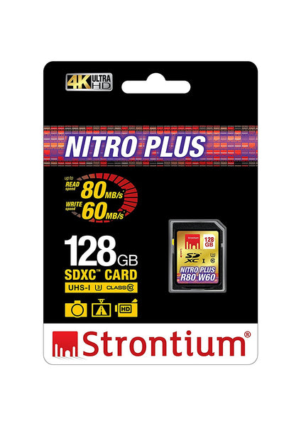 Strontium 128GB MicroSD nitro plus 3 in 1 R80/W60