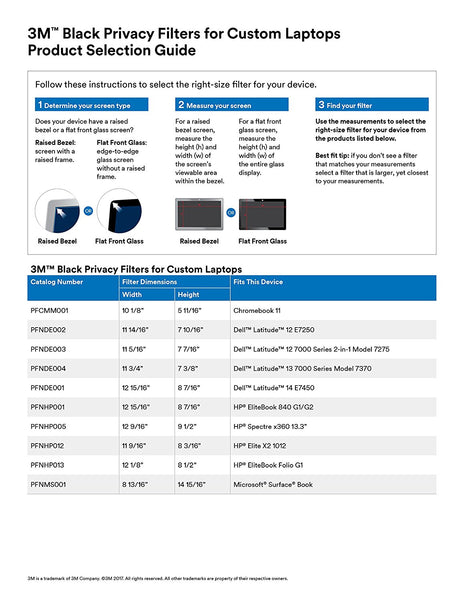 3M™- Privacy Filter for HP® Spectre x360 13.3"