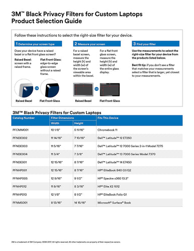 3M - Privacy Filter for Dell™ Latitude™ 14 E7450 - Touch