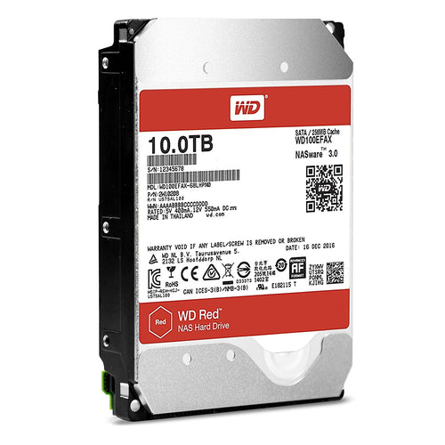 Western Digital 3.5" Int HDD 10TB (Red)*