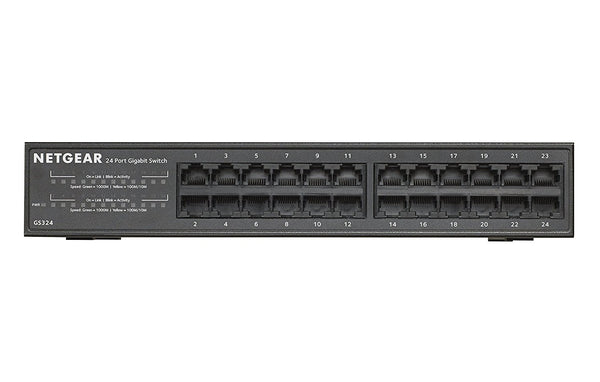 NETGEAR GS324 24-Port Gigabit Ethernet Desktop Switch