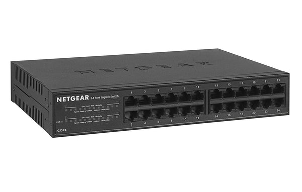 NETGEAR GS324 24-Port Gigabit Ethernet Desktop Switch
