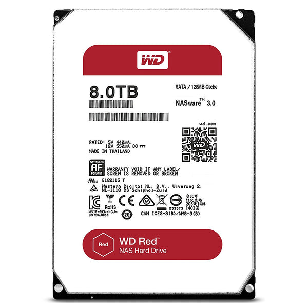 Western Digital  3.5" Int HDD 8TB (Red)