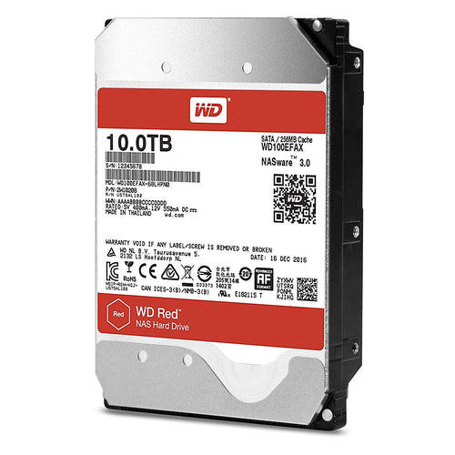 Western Digital 3.5" Int HDD 10TB (Red)*