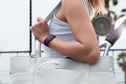 FITBIT CHARGE 2 PLUM SILVER - SMALL