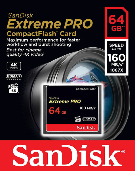 Sandisk ExtremePRO CompactFlash 64GB