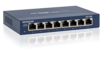 NetGear FS108 8-Port 10/100 Switch