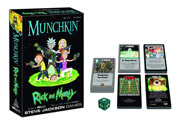 USAOPOLY Games Rick & Morty Munchkin