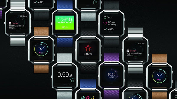 FITBIT BLAZE BLACK SILVER - SMALL