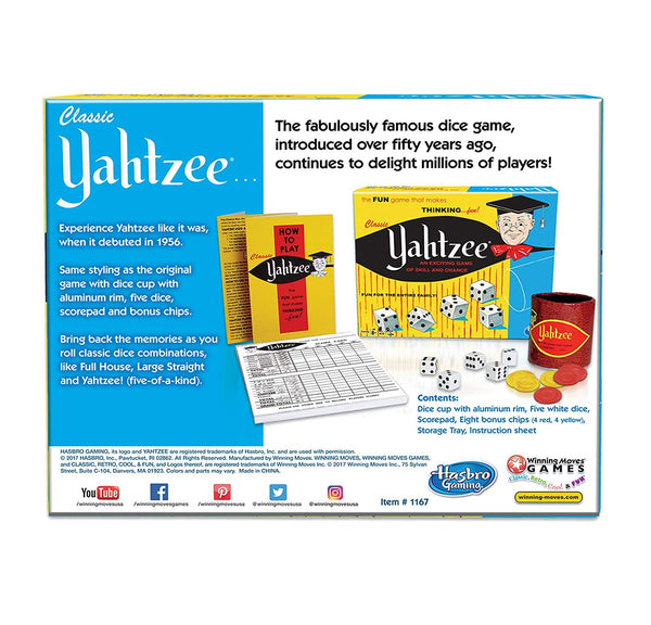 Winning Moves Games Classic Yahtzee