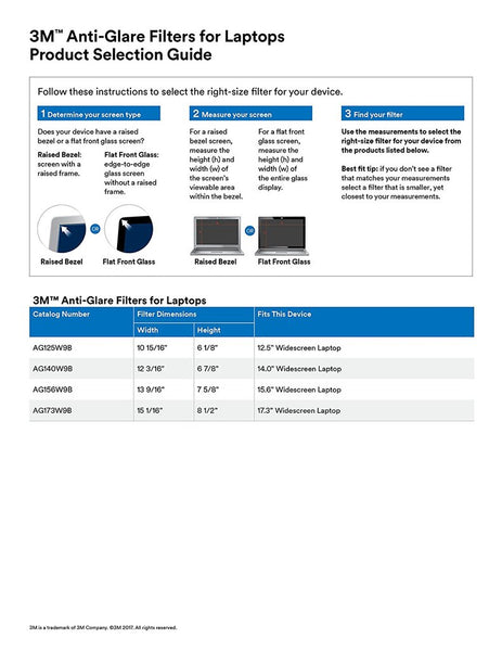 3M - AG 24.0W9 Anti-Glare 24" Filter