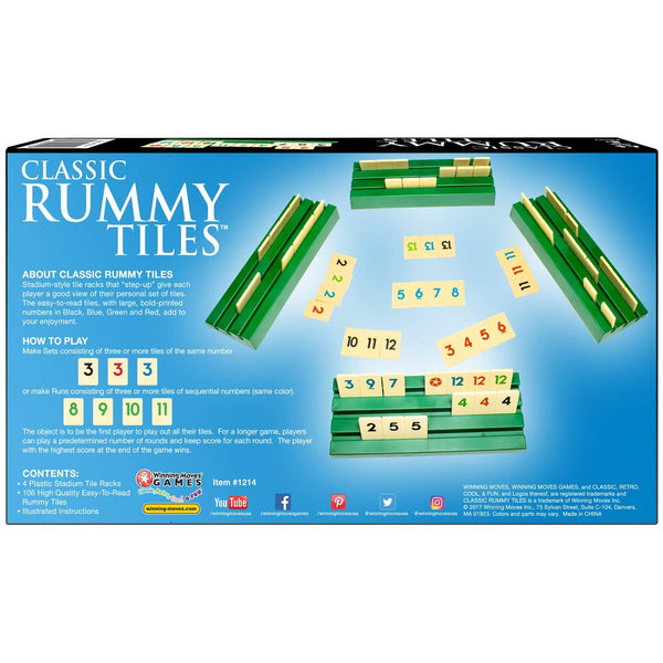 Winning Moves Classic Rummy Tiles Game