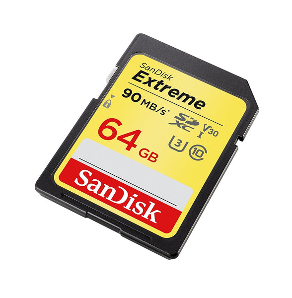 SanDisk Extreme SDXC Class 10 90mb/s 64GB