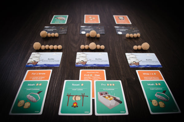 Potato Pirates Coding Card Game