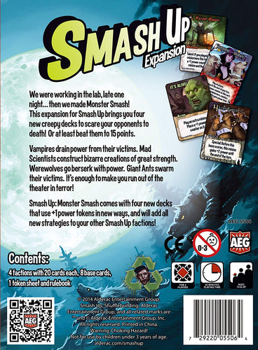 AEG Games Smash Up Monster Smash Expansion