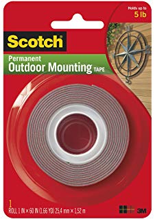 3M UTILITY TRANSPARENT TAPE 12MM X 25M, 3M OUTDOOR MOUNTING TAPE CAT4011 21MM X 4M