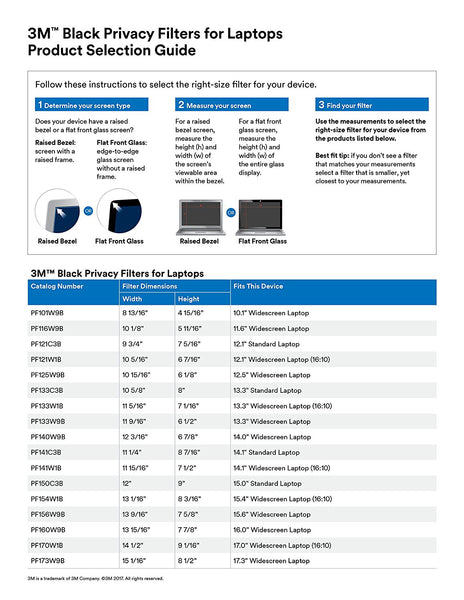 3M - Privacy Filter 14.1 for Notebook (14.1 Inches)