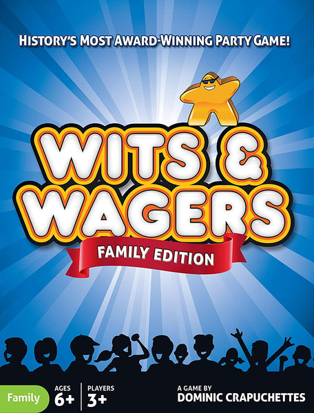 North Star Games Wits & Wagers Family Edition - Kid Friendly Party Game and Trivia