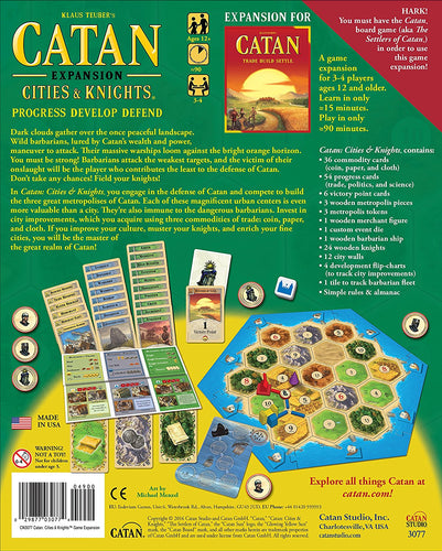 Catan: Cities & Knights Game ExpansionÂ  5th Edition