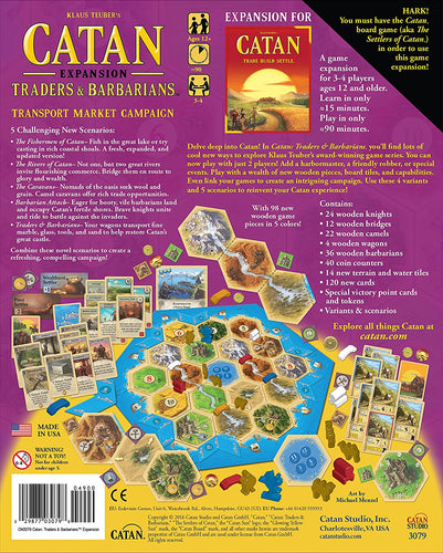 Mayfair Games Catan Traders and Barbarians Expansion 5th Edition, Multi Color
