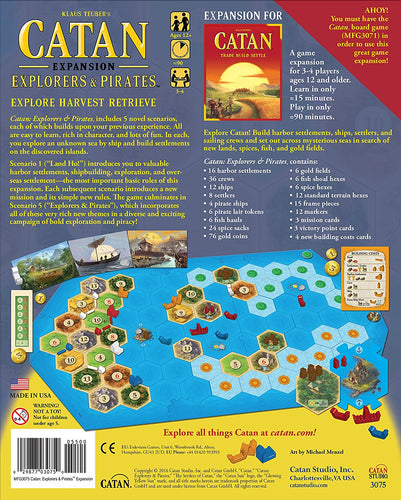 Mayfair Games Catan Explorers and Pirates Expansion 5th Edition, Multi Color