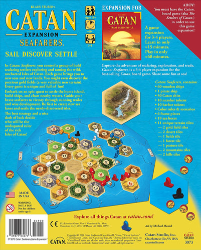 Mayfair Games Catan Seafarers Game Expansion 5th Edition, Multi Color