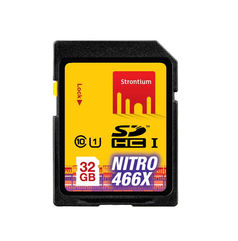Strontium 32GB Nitro 466X USH-1 SD Card