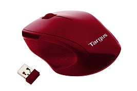 Targus W571 Wireless Optical Mouse (Deep Red)