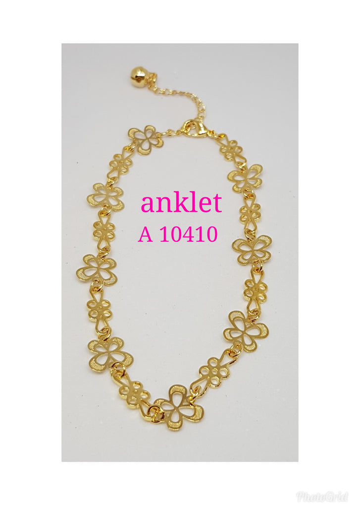 Gold Plated Anklet - A 10410