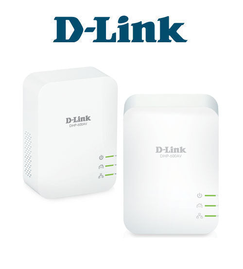 D-Link AV600 Gigabit Powerline Adapter Starter Kit