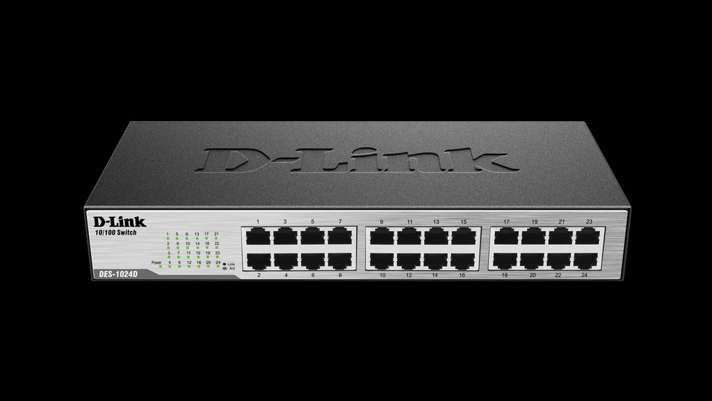 D-Link 24-Port Fast Ethernet Unmanaged Desktop Switch