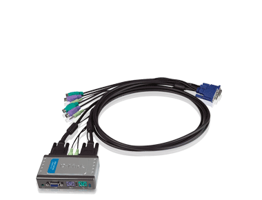 D-Link 2-Port KVM Switch With Audio Support