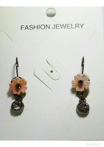 Exquisite Oxidized Necklace & Pierce Hook Earrings Set - 8115