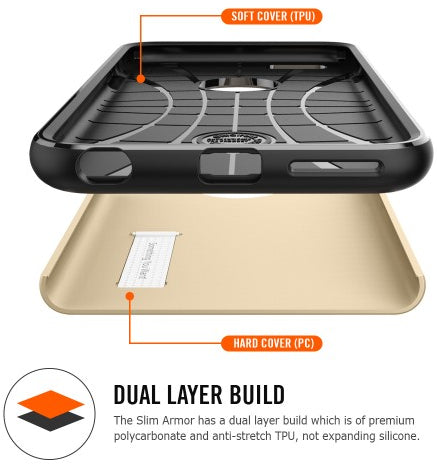 Spigen iPhone 6 Plus Slim Armor Case-Gold