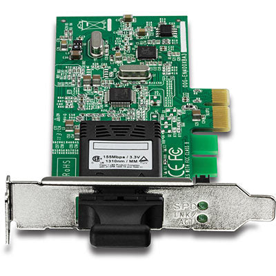 Trendnet Low Profile 100Base SC Fiber PCIe Adapter