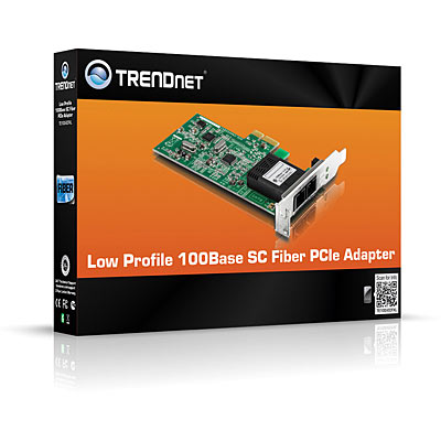 Trendnet Low Profile 100Base SC Fiber PCIe Adapter