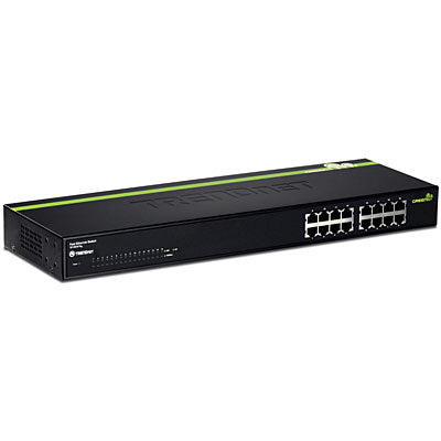 Trendnet 16-Port 10/100Mbps GREENnet Switch