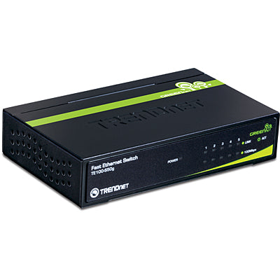 Trendnet 5-Port 10/100 Mbps GREENnet Switch